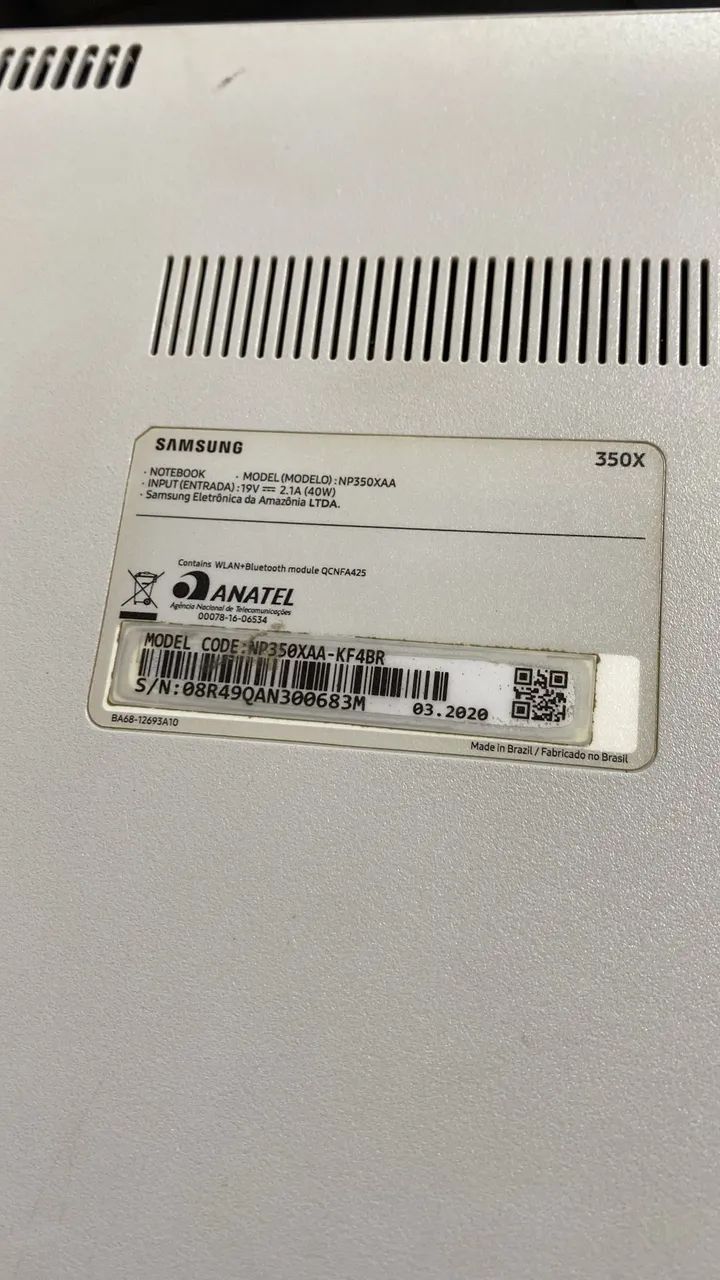 Notebook samsung 350x com ssd - Foto 4