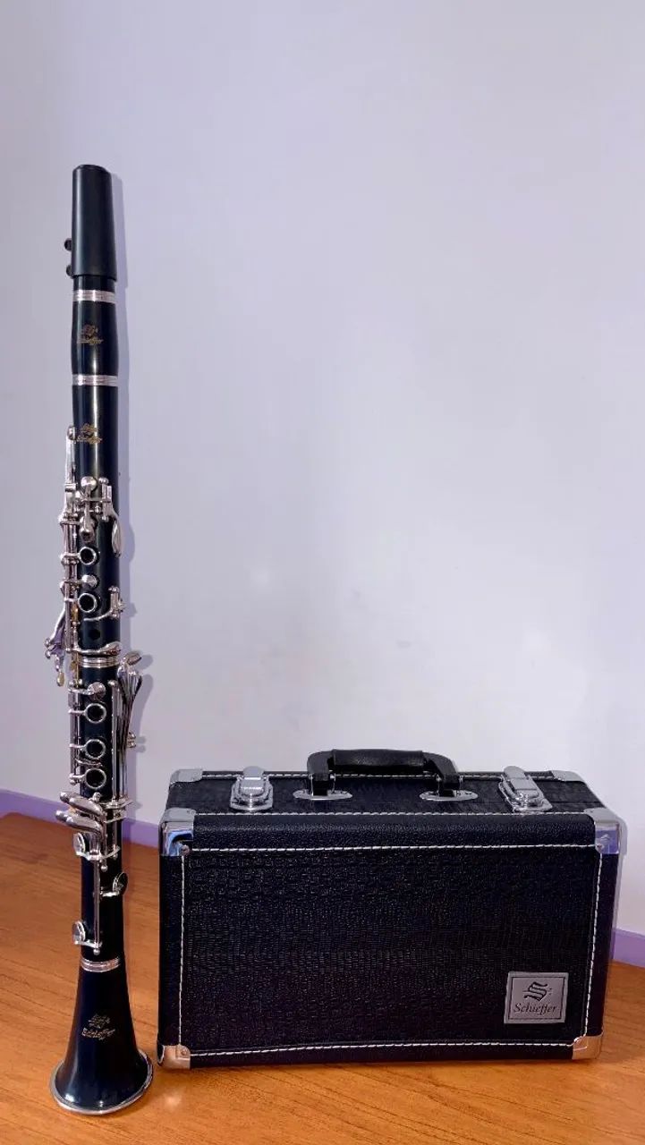 Clarinete 17 chaves em Sib Schieffer Maleta Luxo - Instrumentos