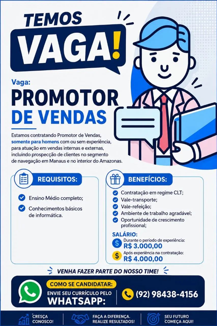 Promotor de vendas 