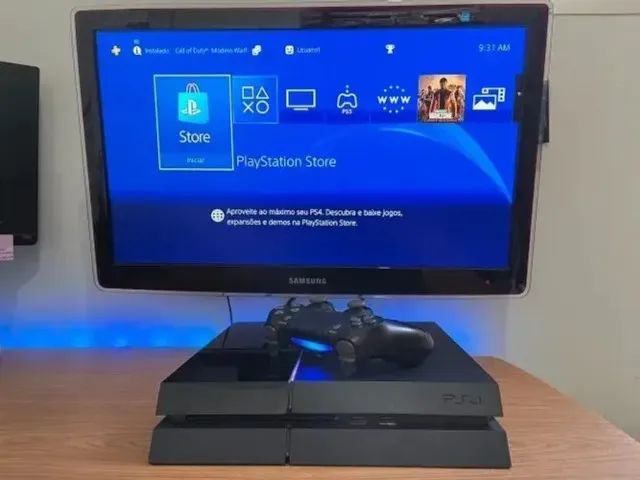 CHEGOU!!! PS4 FAT 500GB SEMINOVO - COMPLETO - Foto 2