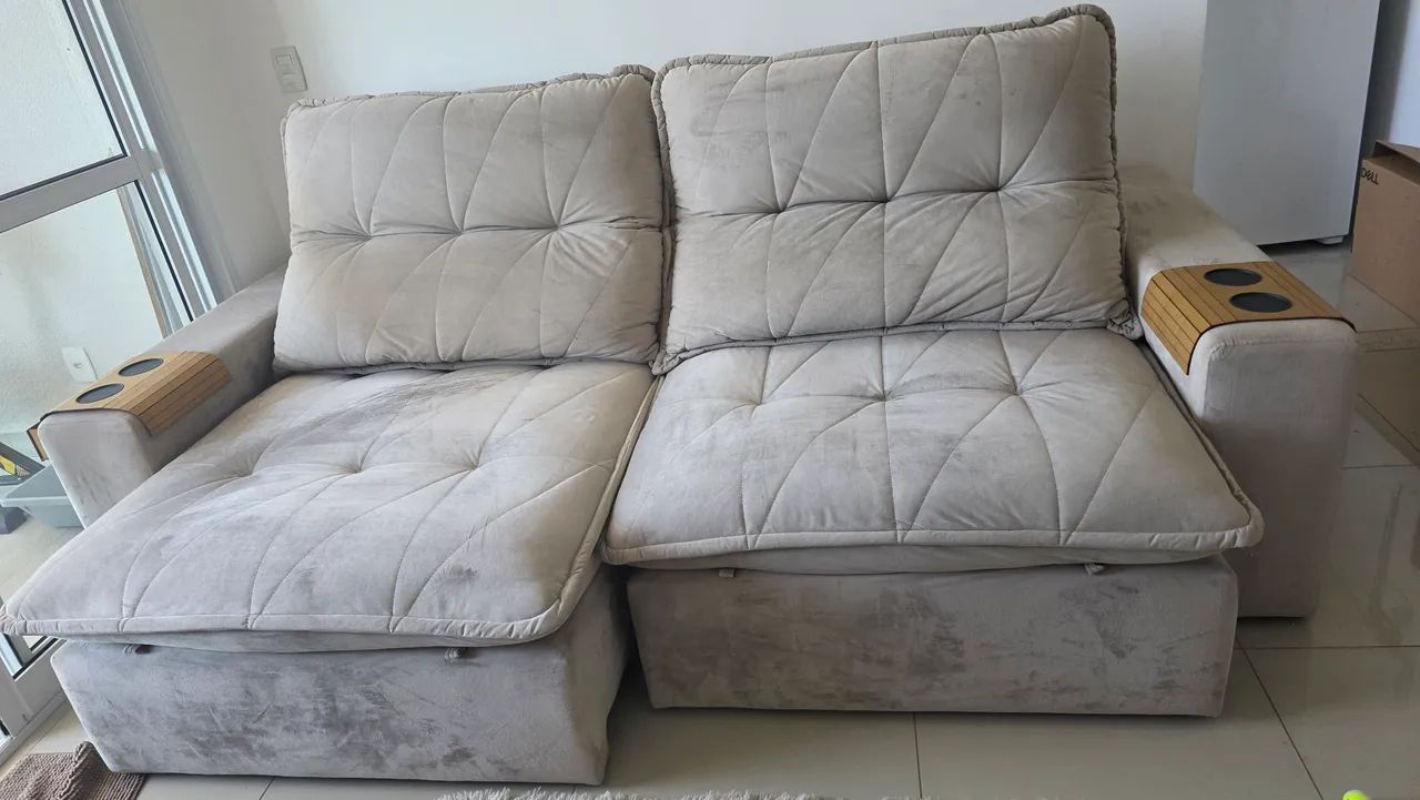 Sofá retrátil e reclinavel - Foto 3