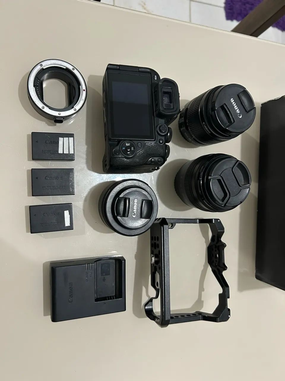 Kit câmera R10 Canon  - Foto 3