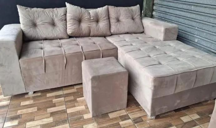 Sofás chaise A pronta entrega  - Foto 4
