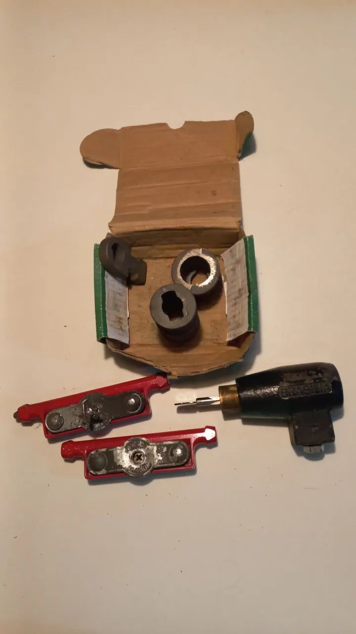 Cadeado de chão porta de aço c/entrega  - Foto 4