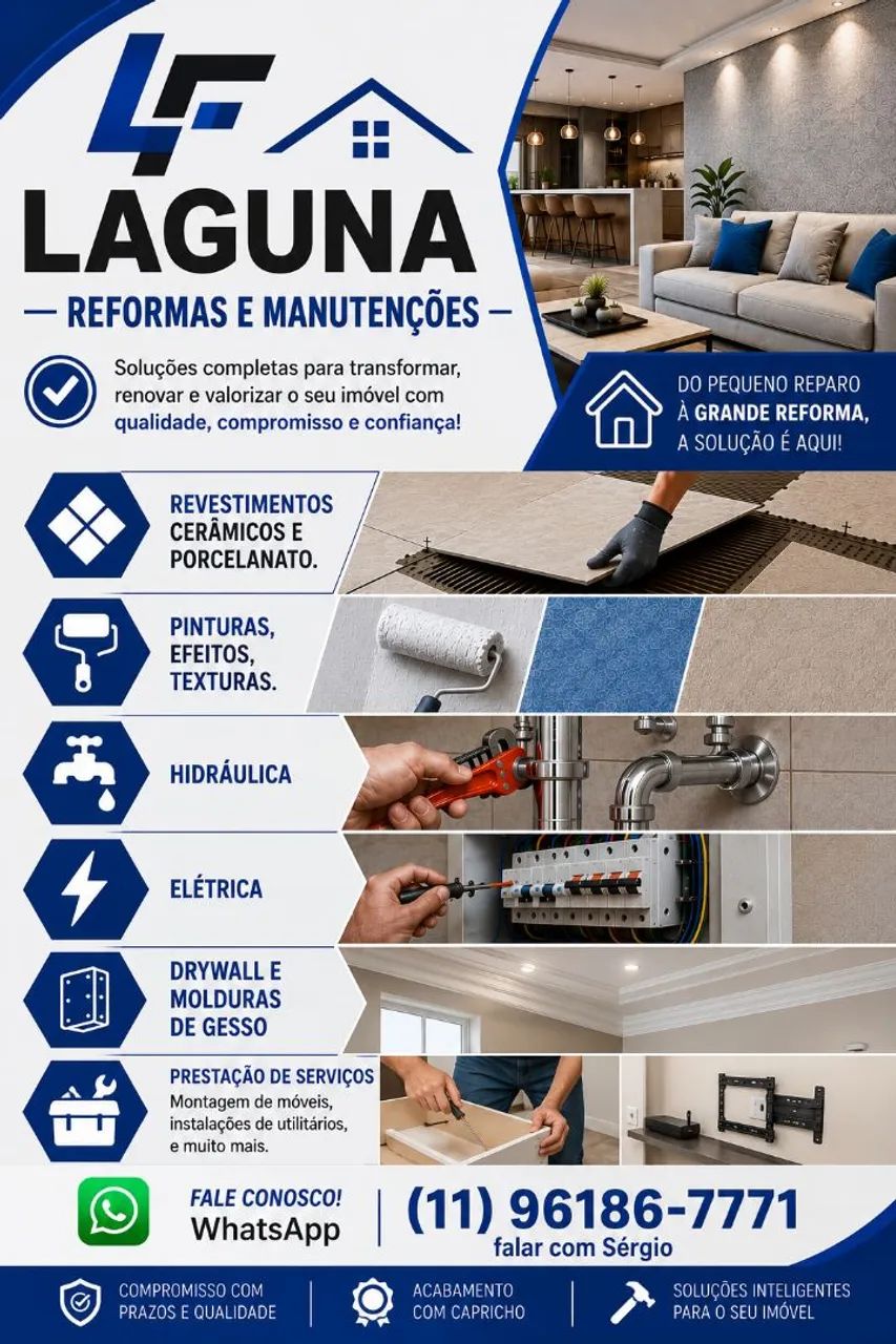 Reformas,manutenções,montagens e instalações 