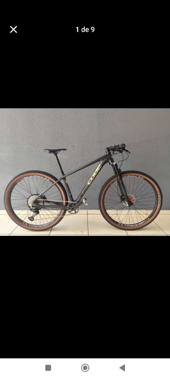 Cube SL reacton carbon tamanho 17 