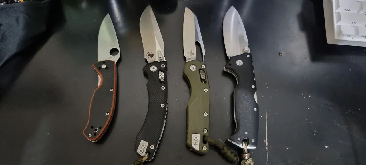 Canivetes importados- microtech, spyederco, réplica coldsteel 