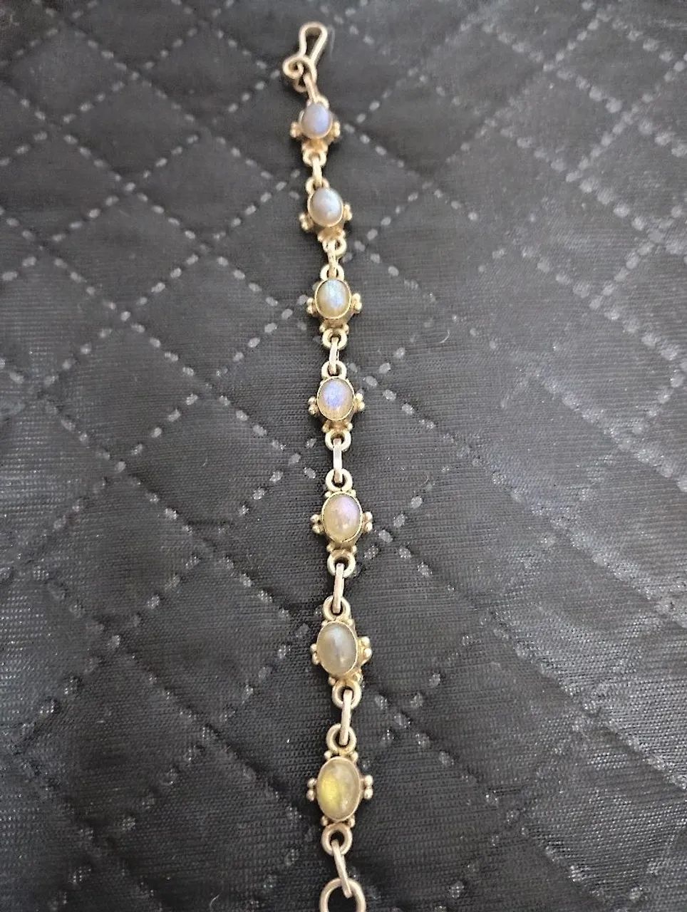 Pulseira Prata 925 pedras da lua - Foto 3