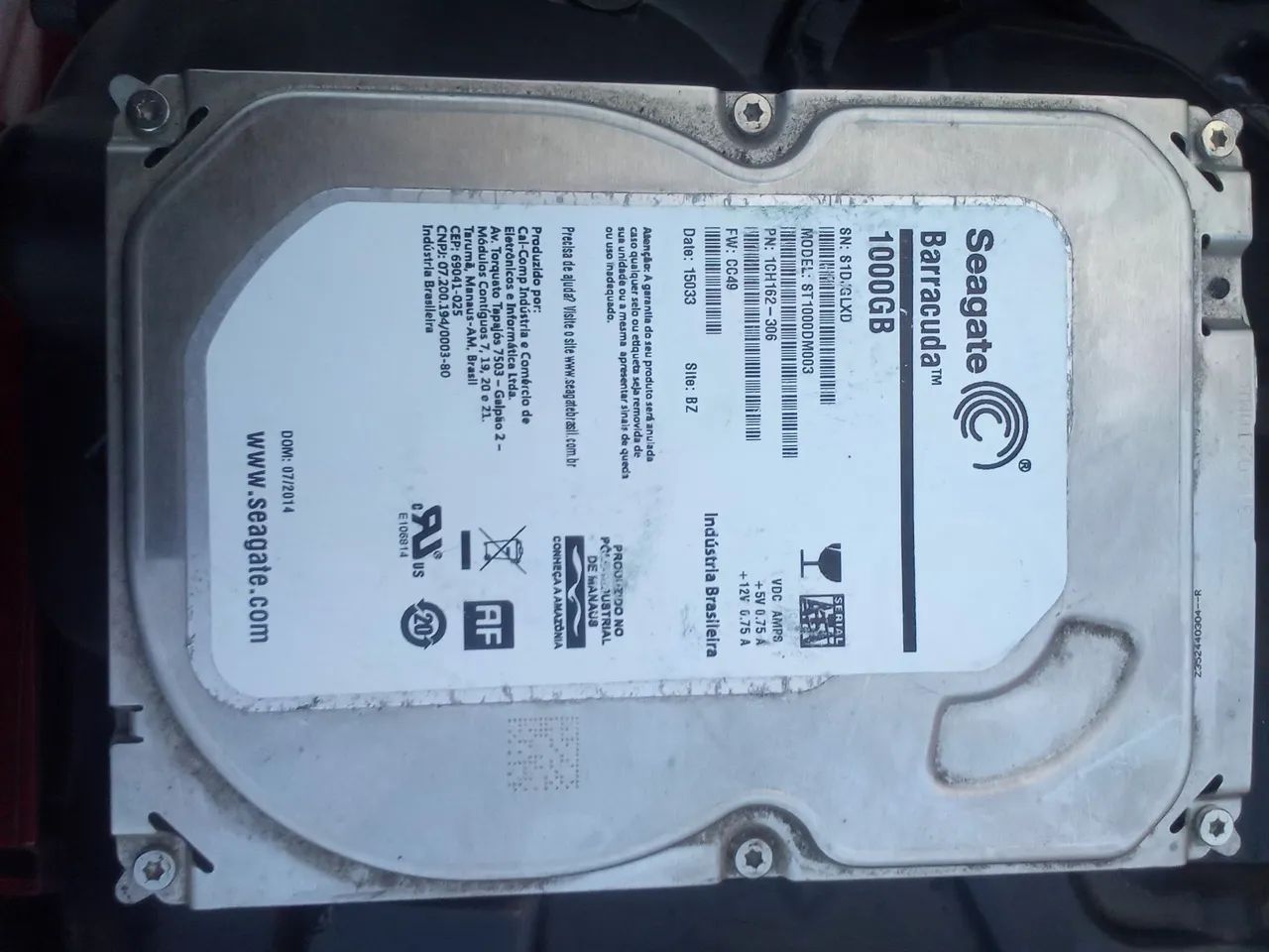 Hd 1tb Seagate barracuda a melhor serie