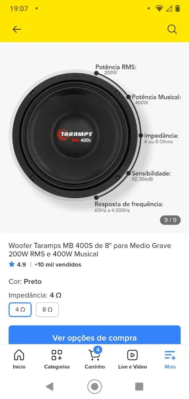 2 Caixa de 8 polegadas bombástic  - Foto 4