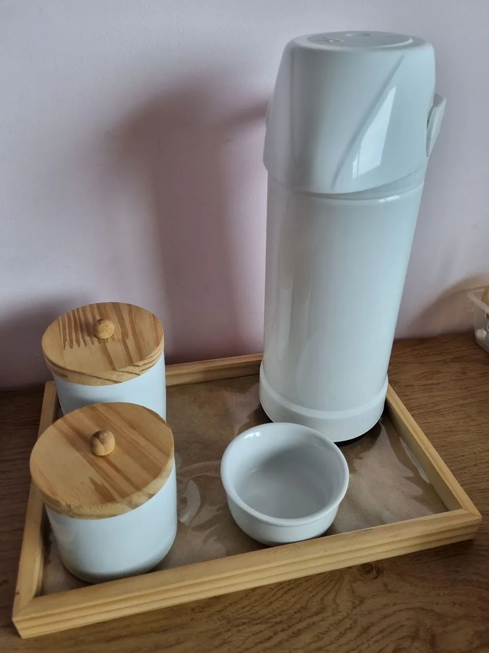 Kit higiene bebê em porcelana 