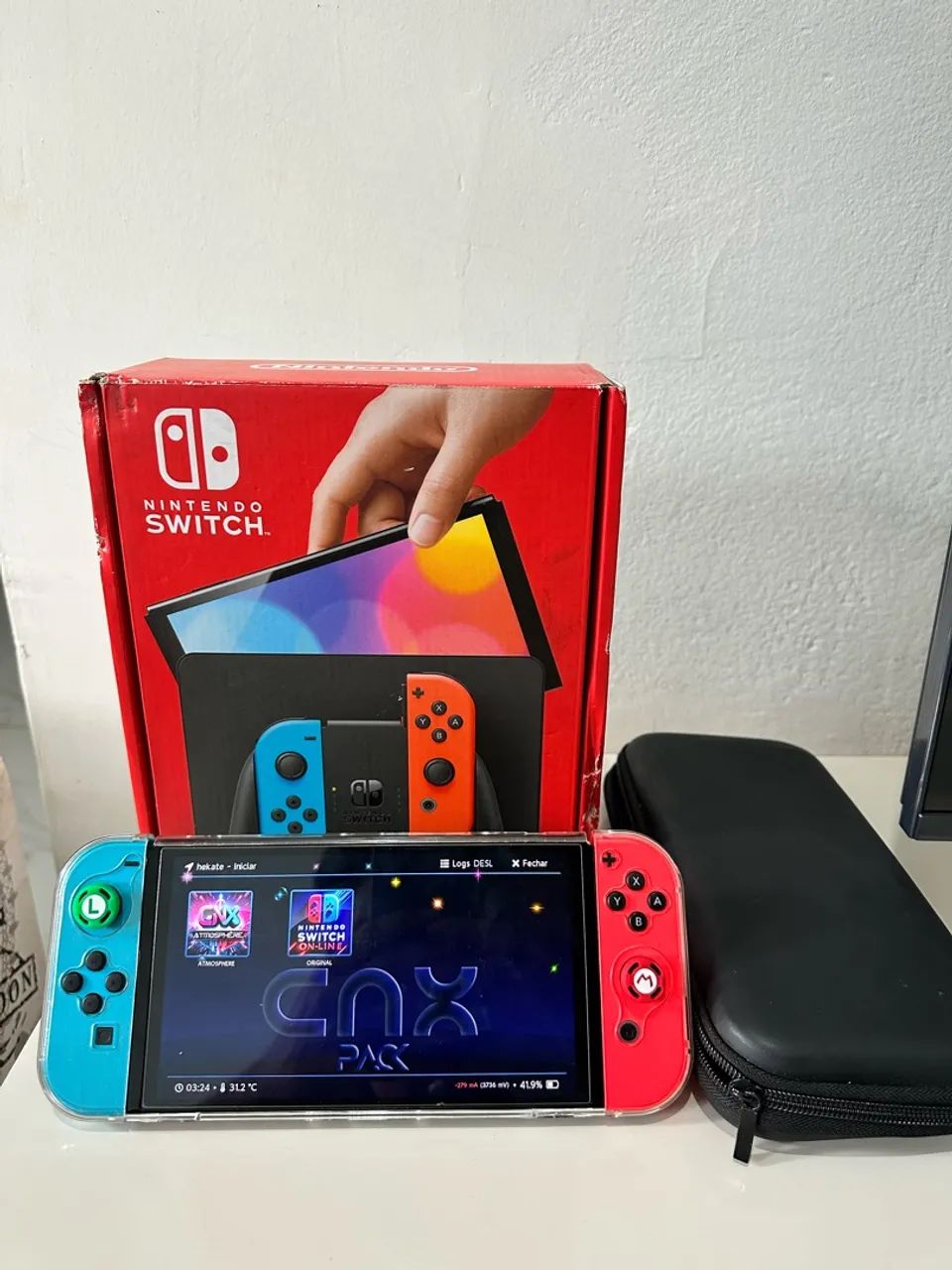 Nintendo Switch Oled Neon - Desbloqueado  - Foto 3