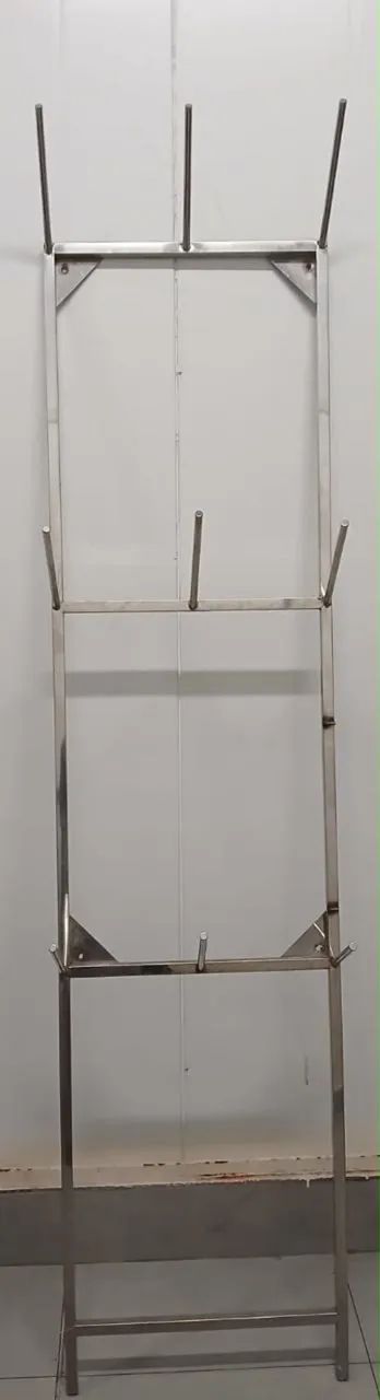 PORTA CARVÃO INOX
