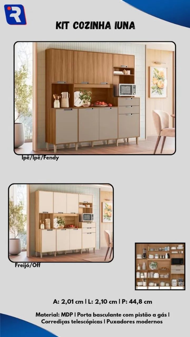 Kit cozinha Luna 