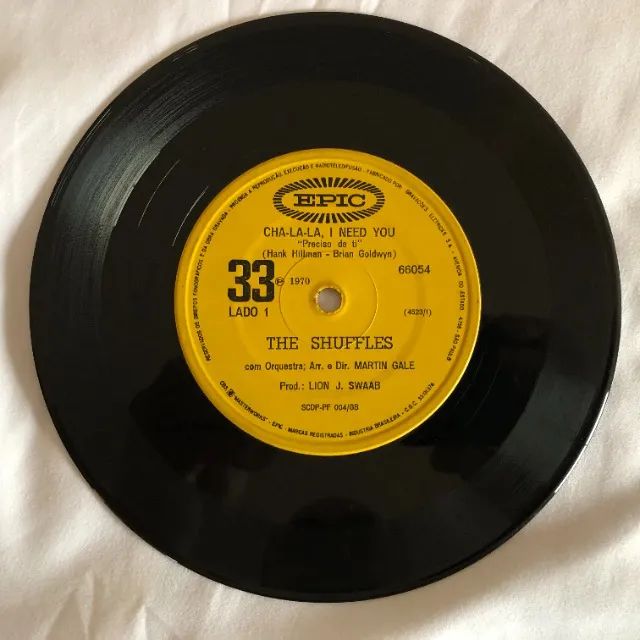 The Shuffles: Cha-la-la I Need You (1970) Vinil Compacto - Foto 4
