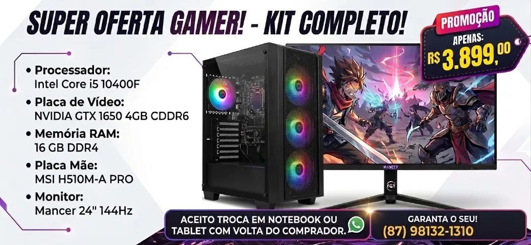 Pc Gamer - Vendo ou Troco