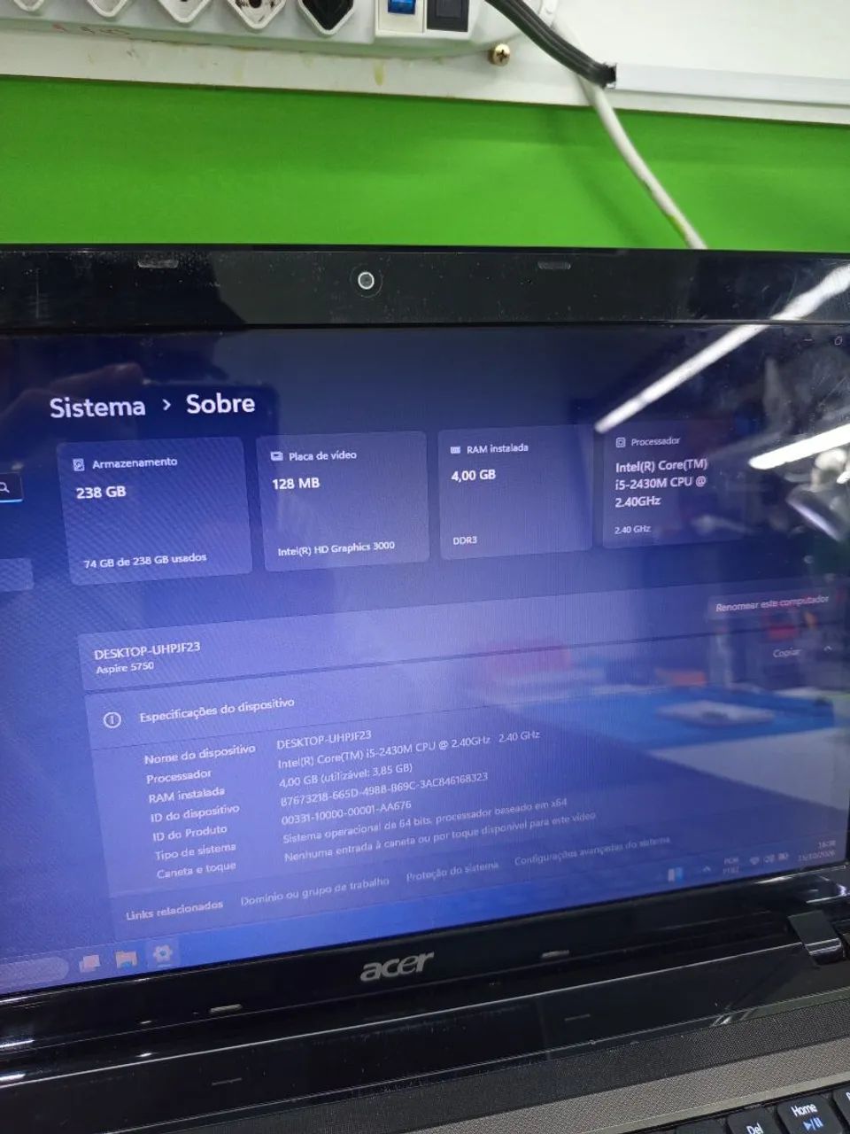 Notebook Acer  - Foto 3