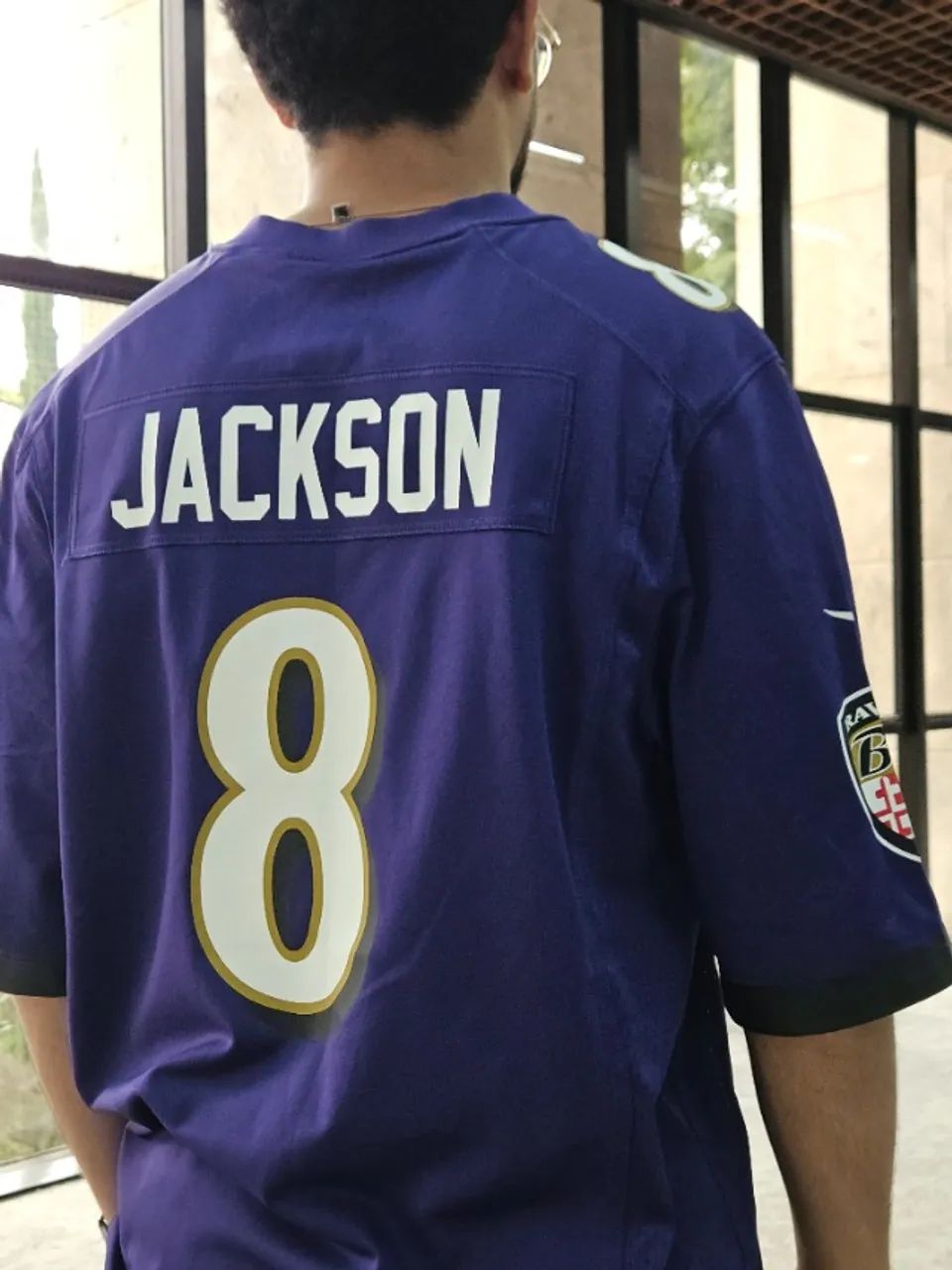 jersey nike nfl ravens jackson 8 rio game - Foto 4