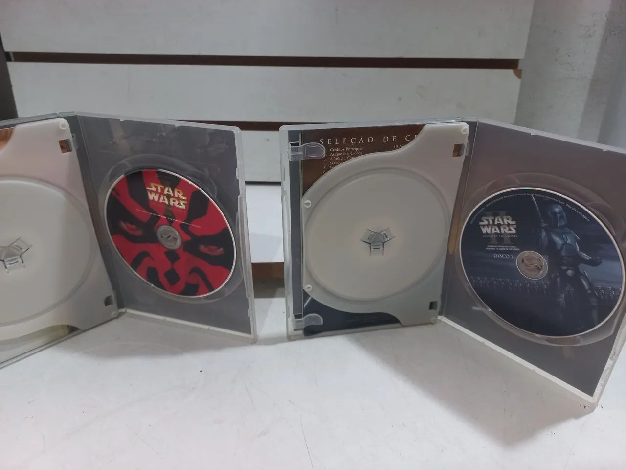  2 box DvD DUPLO STAR WARS FILME  - Foto 2