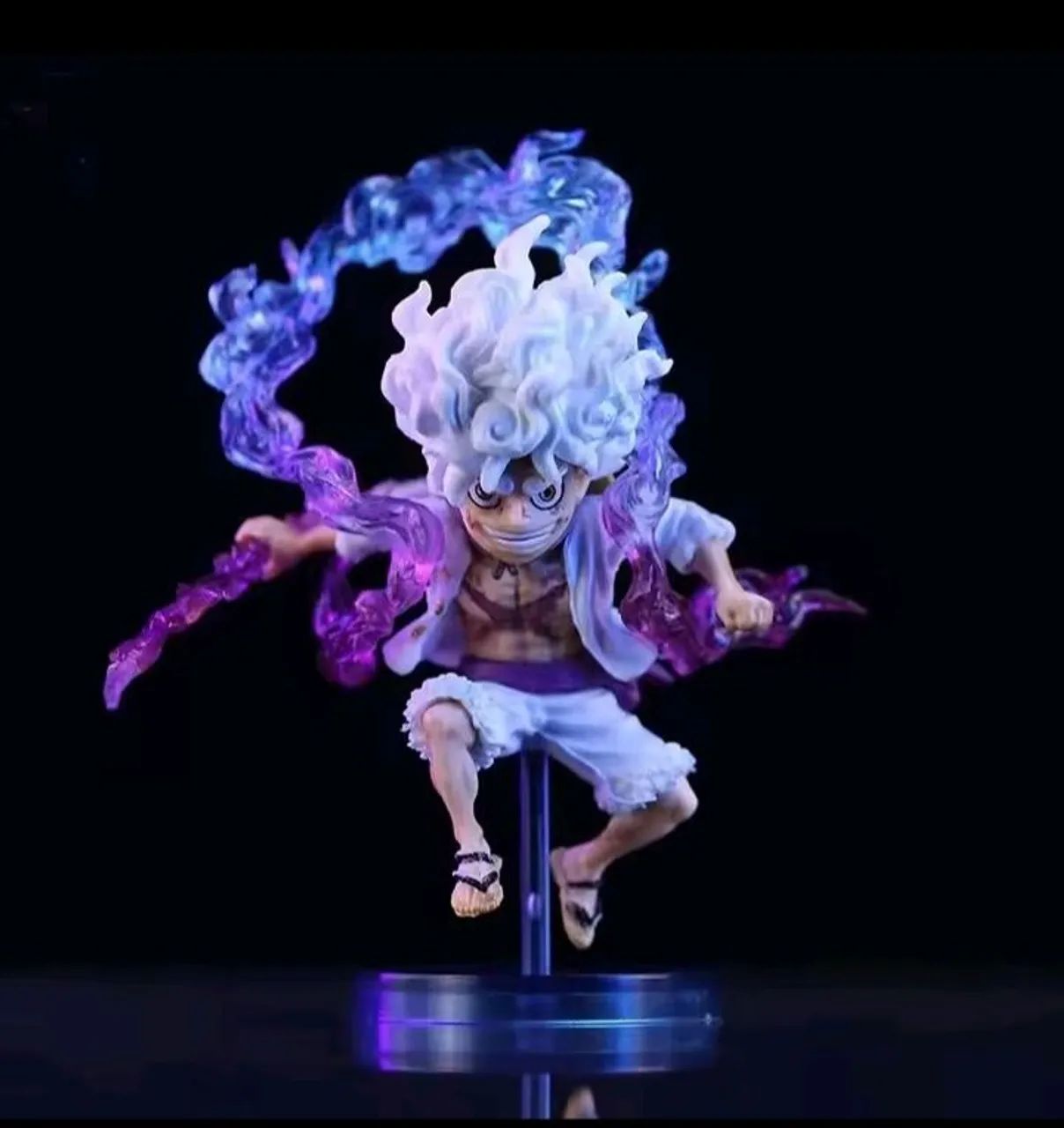 Mini One Piece Luffy GEAR5 em Pvc
