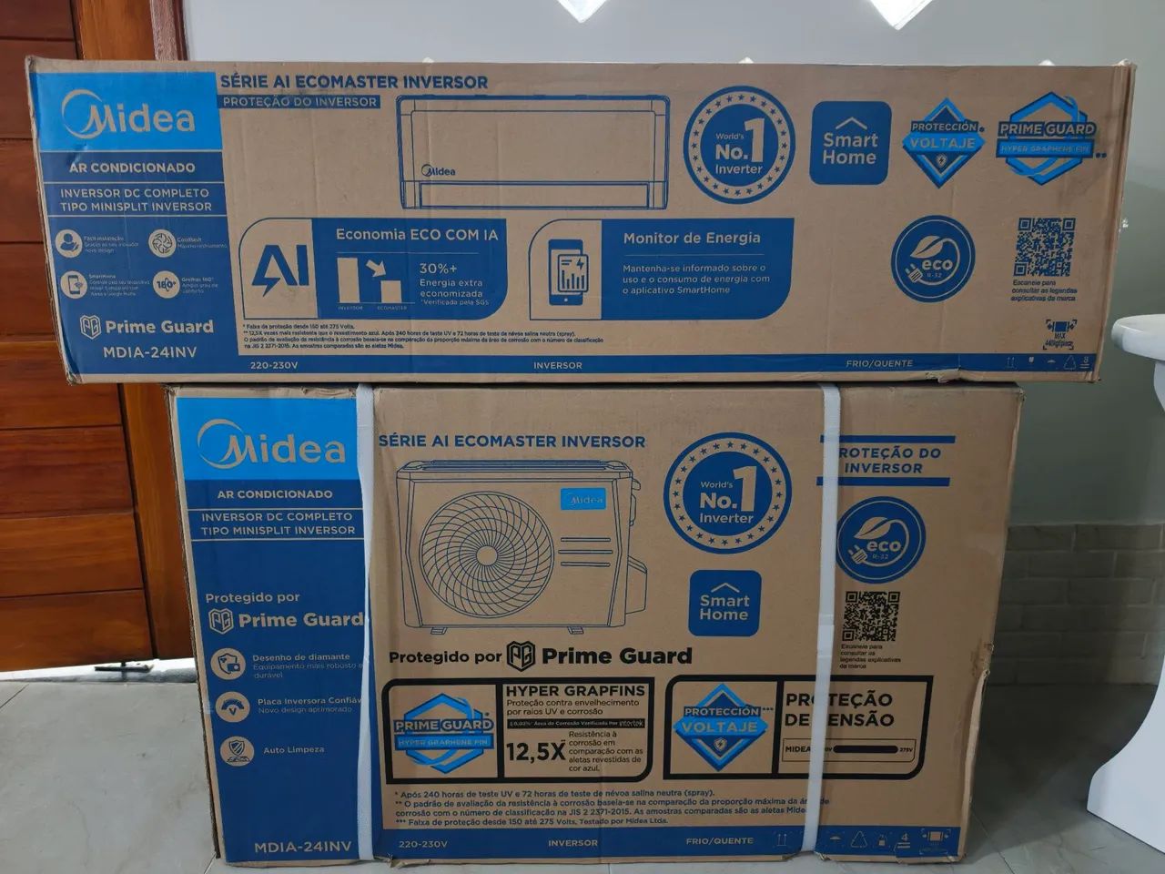 Ar condicionado 24000 btus inverter midea