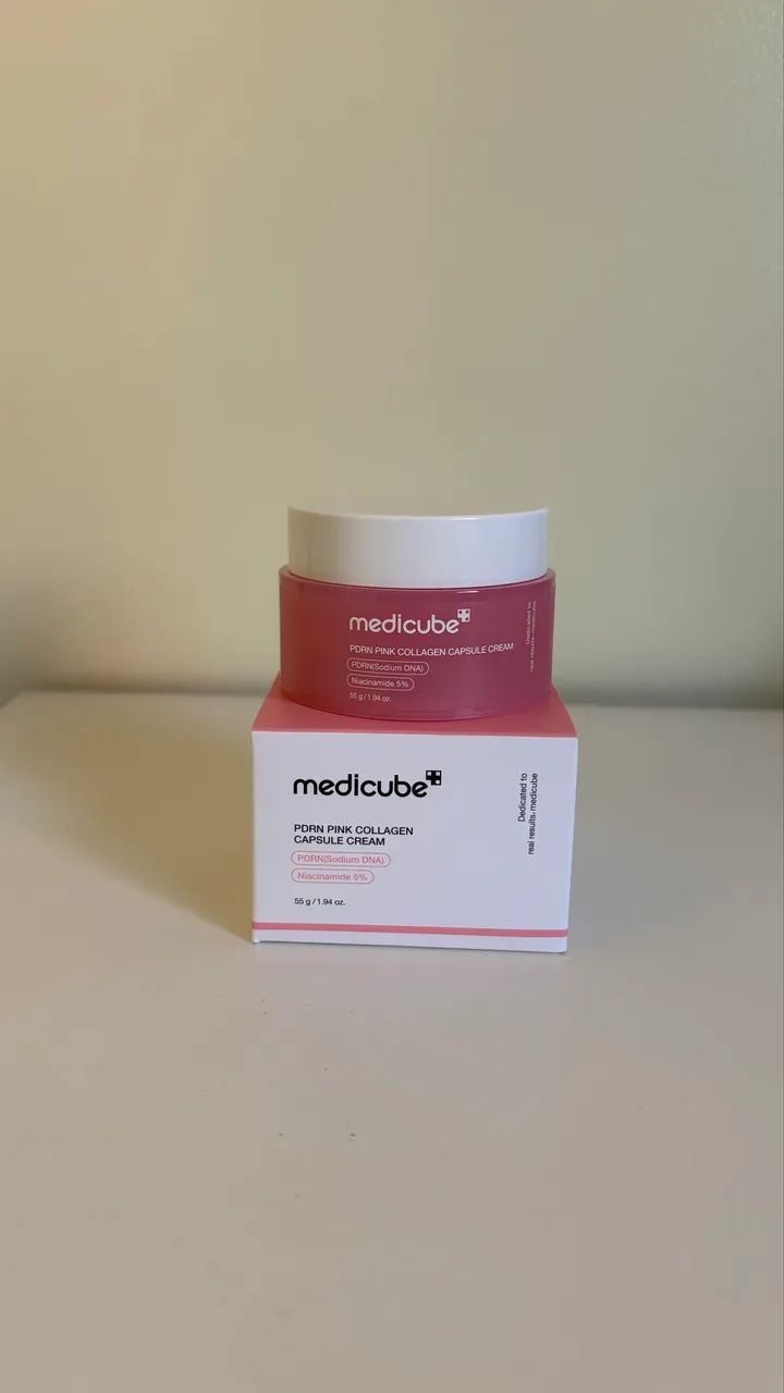 PDRN Pink Collagen Capsule Cream Medicube - Skincare Coreano Original - Pronta Entrega - Foto 6