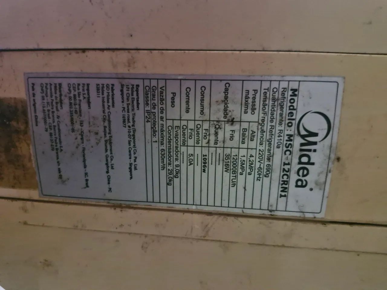 Ar condicionado Split Midea 12mil - Foto 4