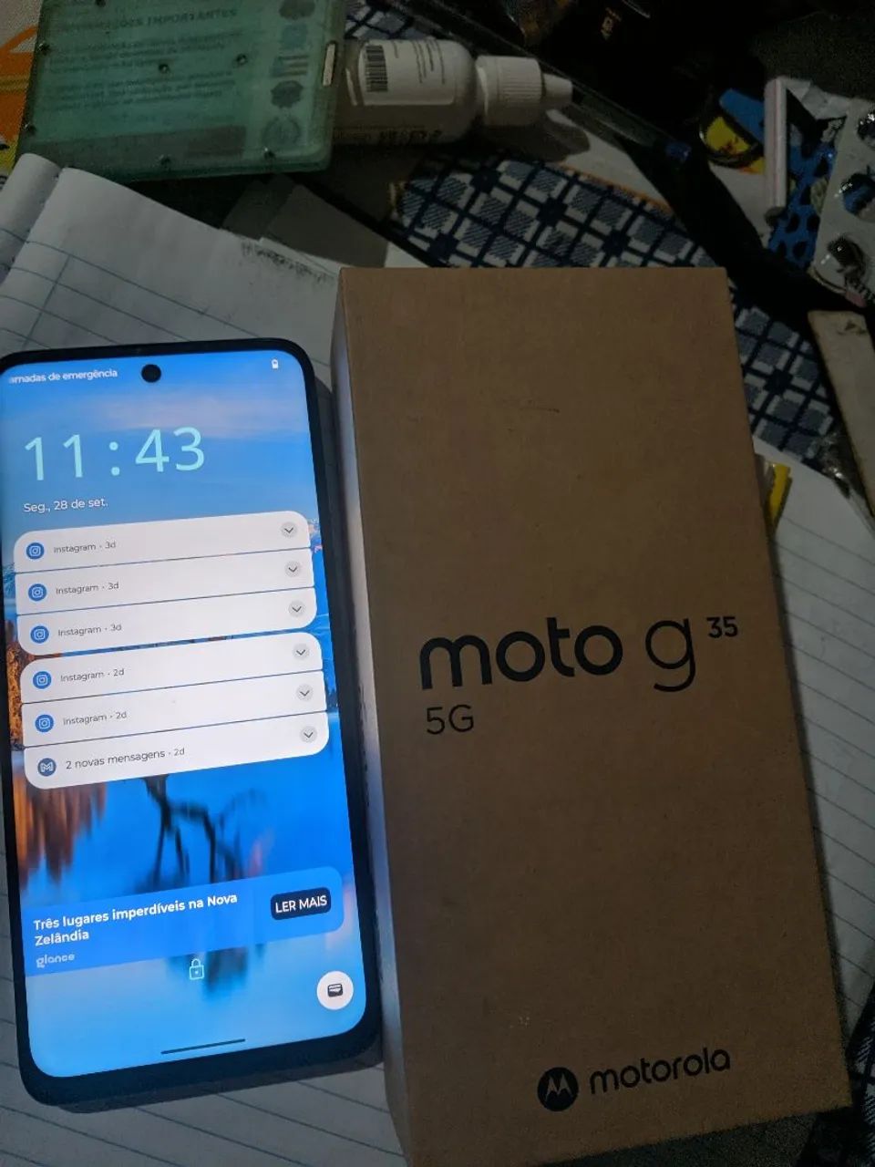 Moto g35 5g na caixa  - Foto 4