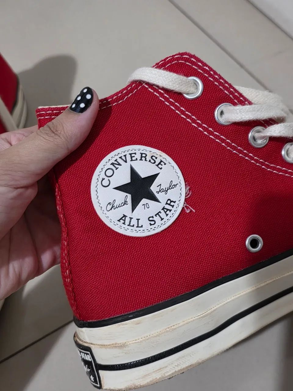All Star Chuck 70 Vermelho Cherry - Foto 4