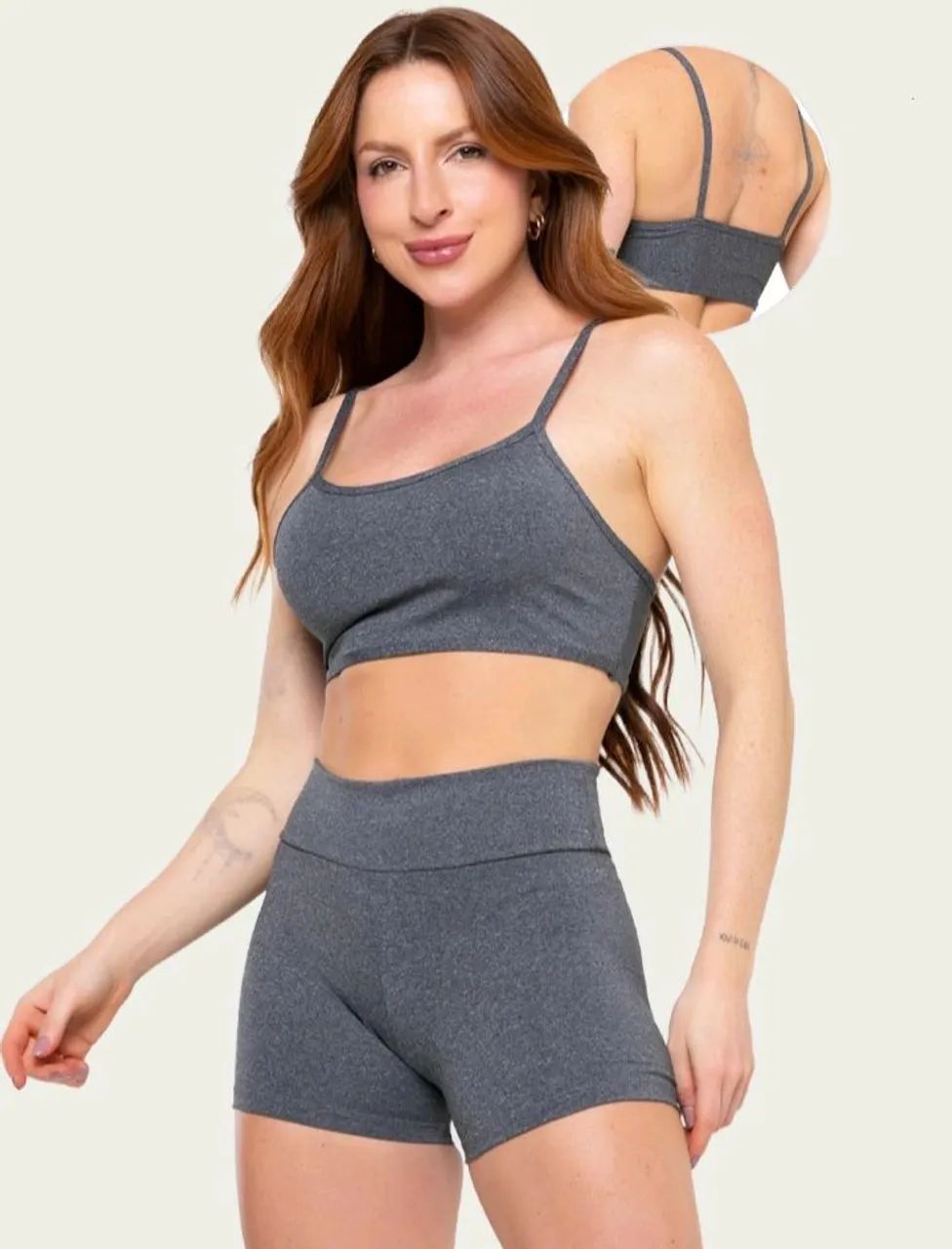 Conjunto top short feminino 