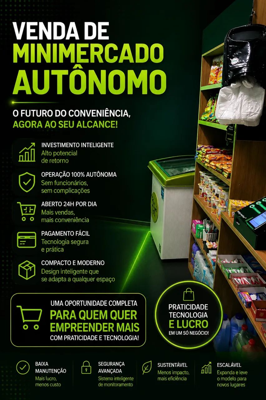 Venda Minimercado autônomo 