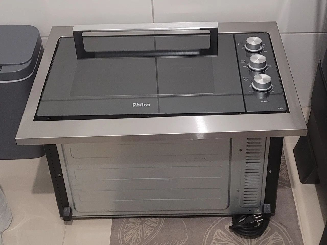 Forno Elétrico Embutir Philco 47L 220V Novíssimo Zero Detalhes - Foto 2