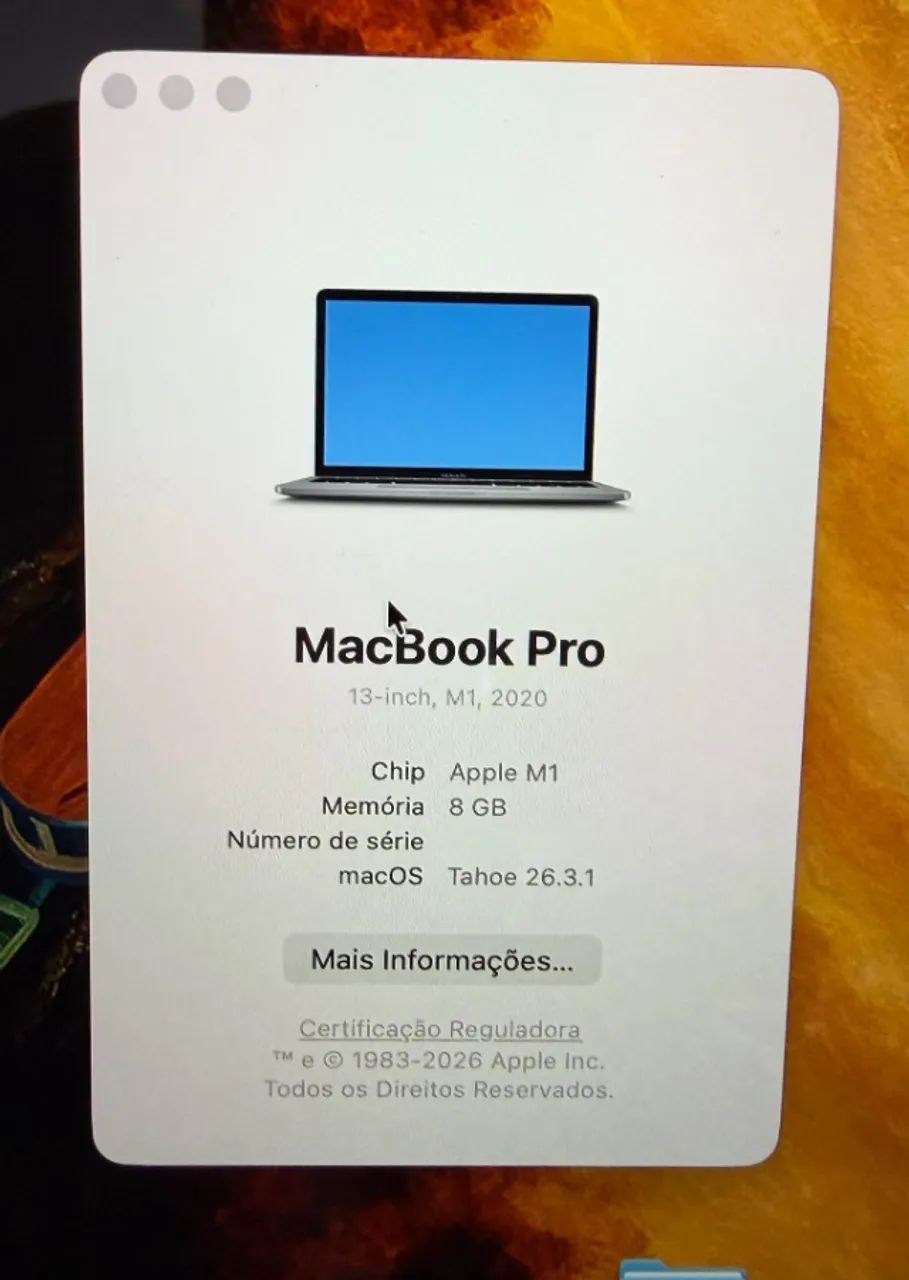 Macbook Pro 13" M1 8gb RAM 512gb - Foto 5