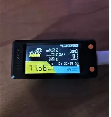 Nerdminer V2 Tela S3 Minerador Bitcoin Wifi Wallet - Foto 3