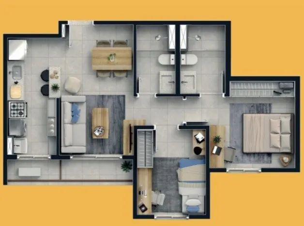 Apartamento 3 Quartos para Venda em Brasília, Areal (Águas Claras), 3 dormitórios, 1 suíte - Foto 12