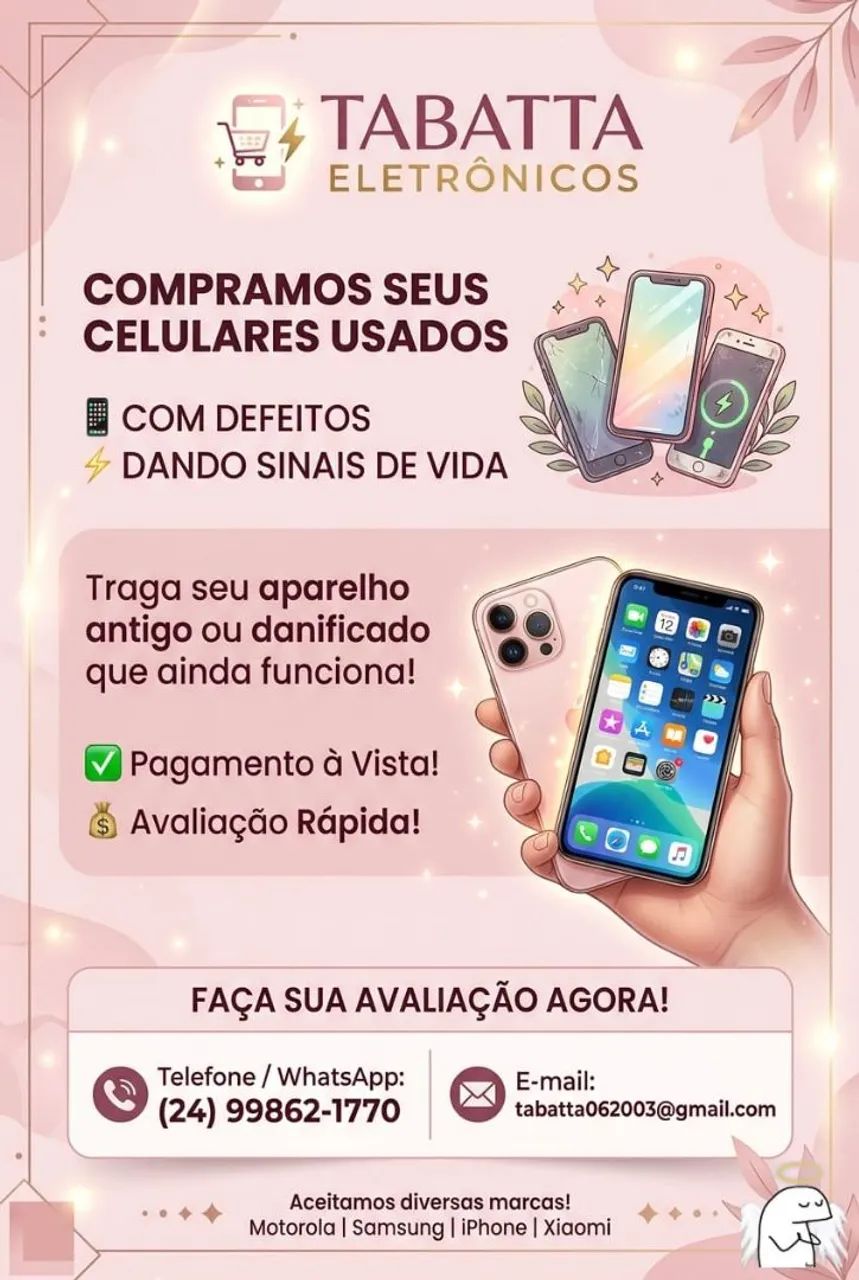 Celular precisa estar dando sinais de vida!