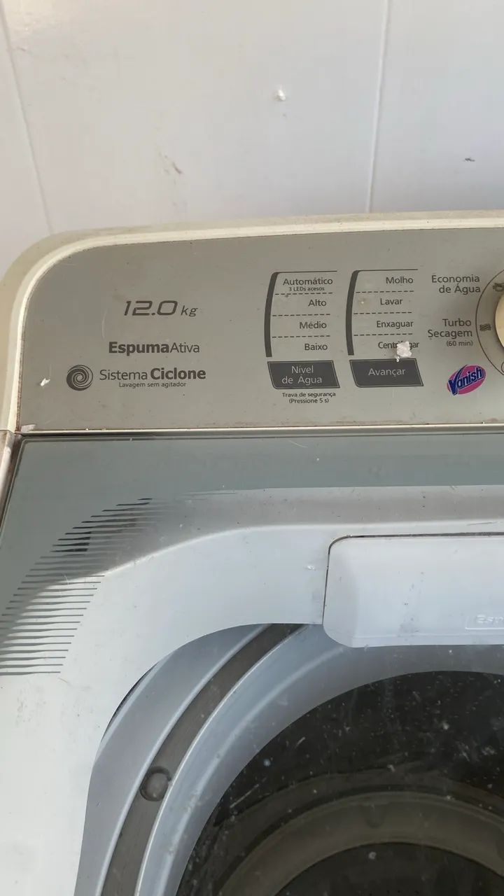 Lavadora 12kg Panasonic (1 ano e meio de uso) - Foto 5