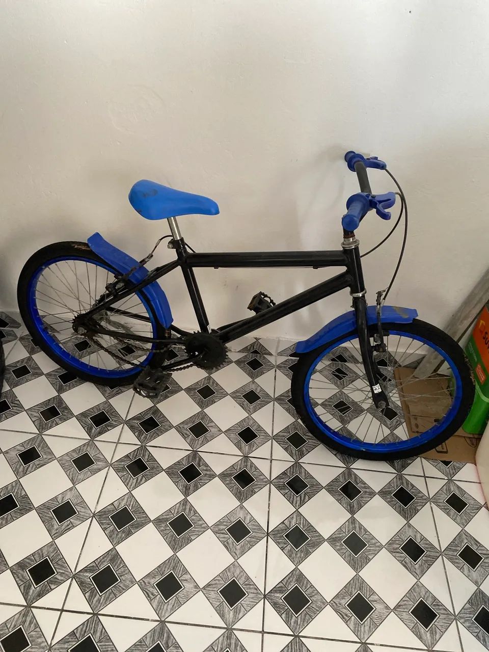 Bicicleta azul 