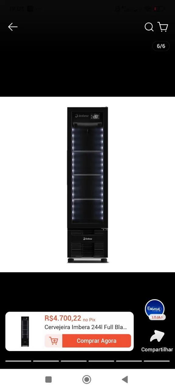 Refrigerador expositor 