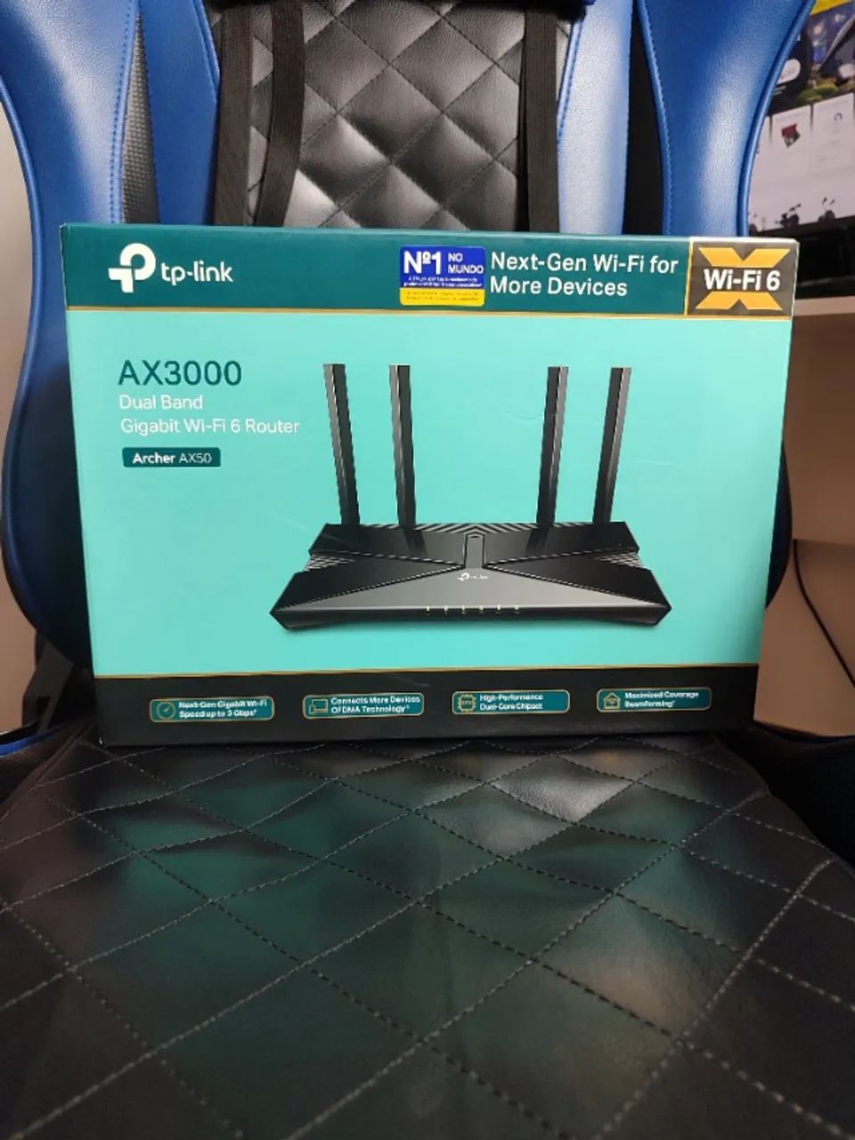 Roteador TP-Link Archer AX50 Wifi 6 Ax3000 Gigabit Pronta Entrega