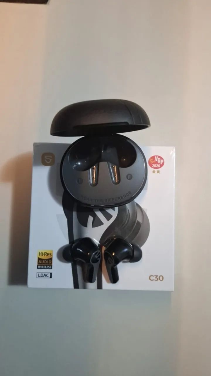 Fone SoundPeats C30 com LDAC - Aberto e testado - Está como NOVO