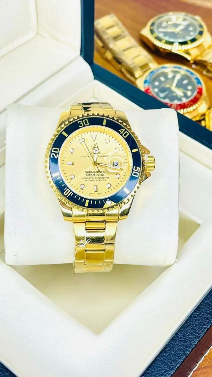 Relógio Estilo Rolex em Aço Inoxidável - Foto 4