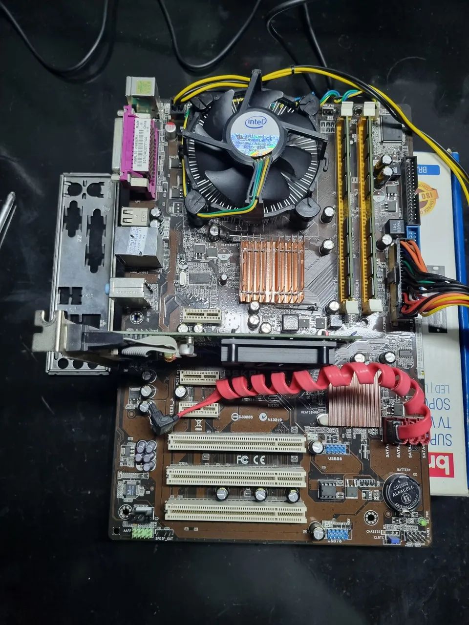 Kit Placa Mãe/CPU/Memórias/Placa de Vídeo 