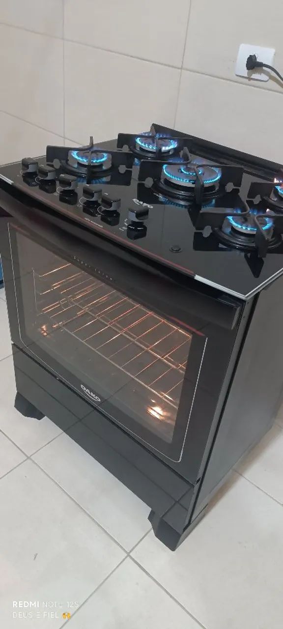 FOGÃO 5 BOCAS AUTOMÁTICO BIVOLTS  - Foto 3