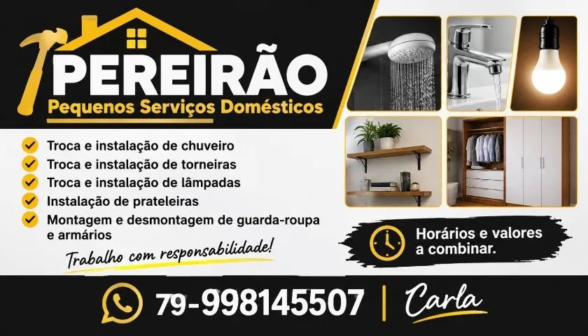 PEQUENOS CONSERTOS E INSTALAÇÕES