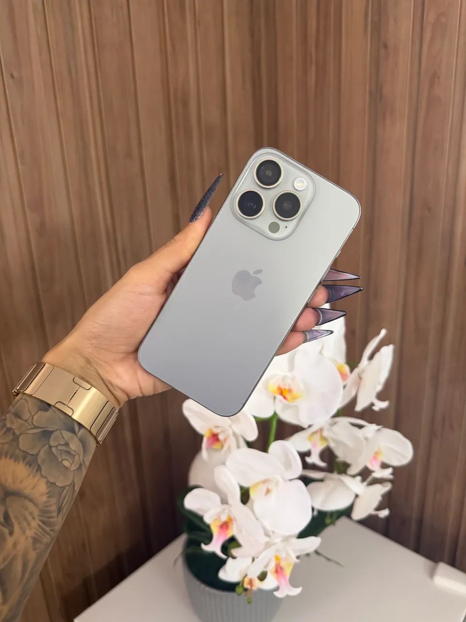 iPhone 15 Pro 128gb Titânio Natural