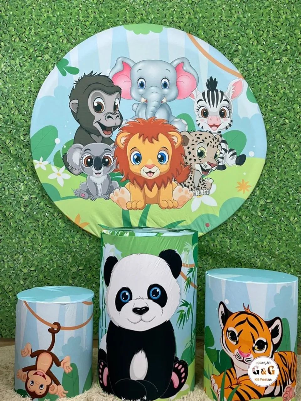 Capas para Cilindros e Arcos de Decoração Infantil - Foto 4