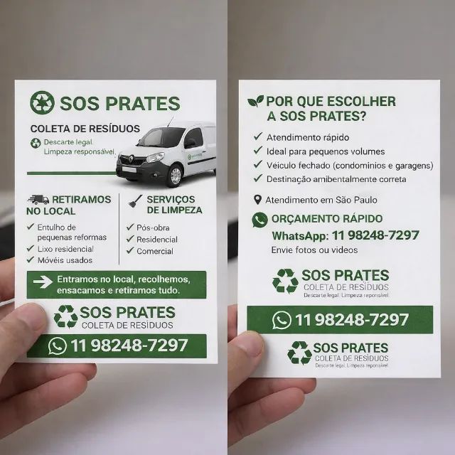 Coleta de Resíduos e Limpeza | Entulho, Móveis e Lixo | Descarte Legal - Foto 2