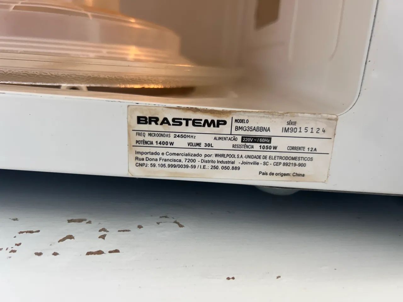 MICRO-ONDAS BRASTEMP 30 L funcionando  - Foto 5