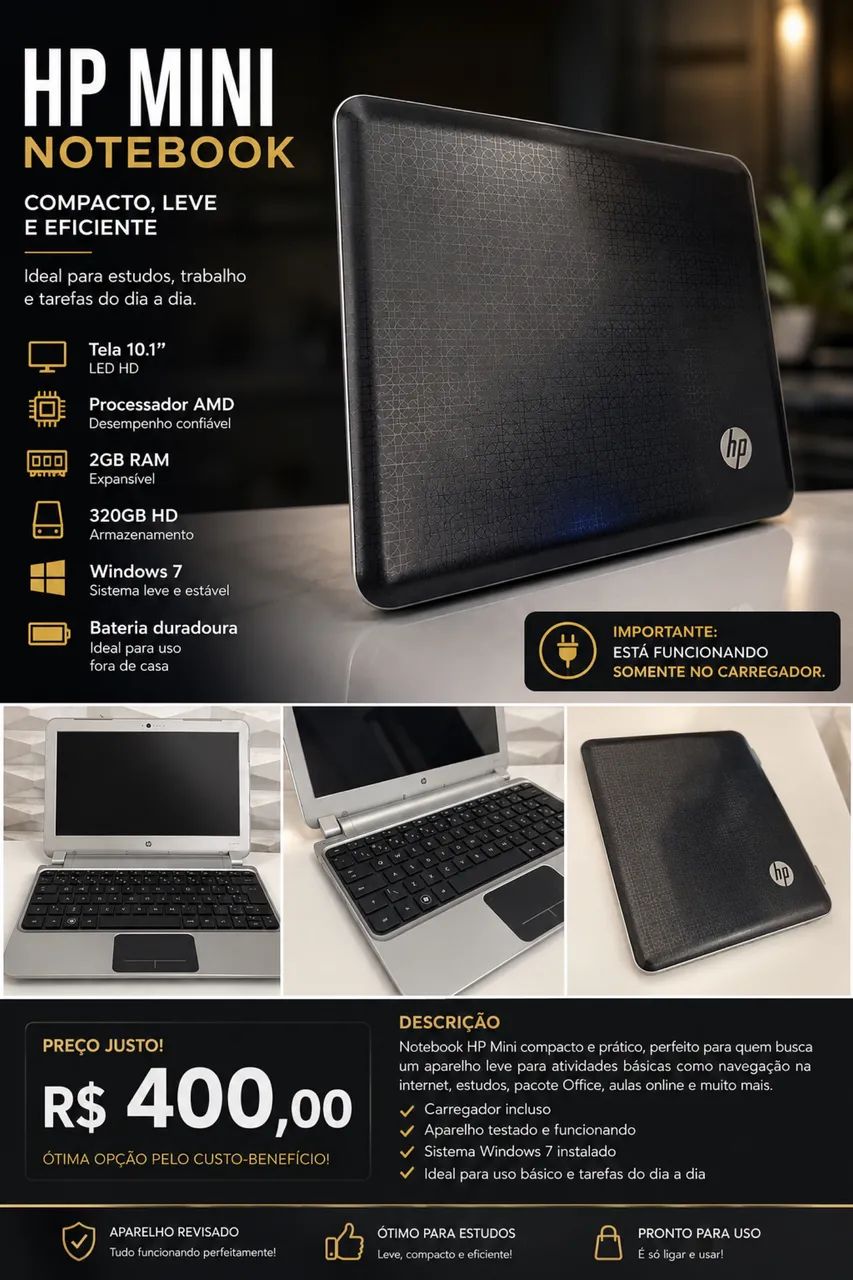 Notebook HP Mini